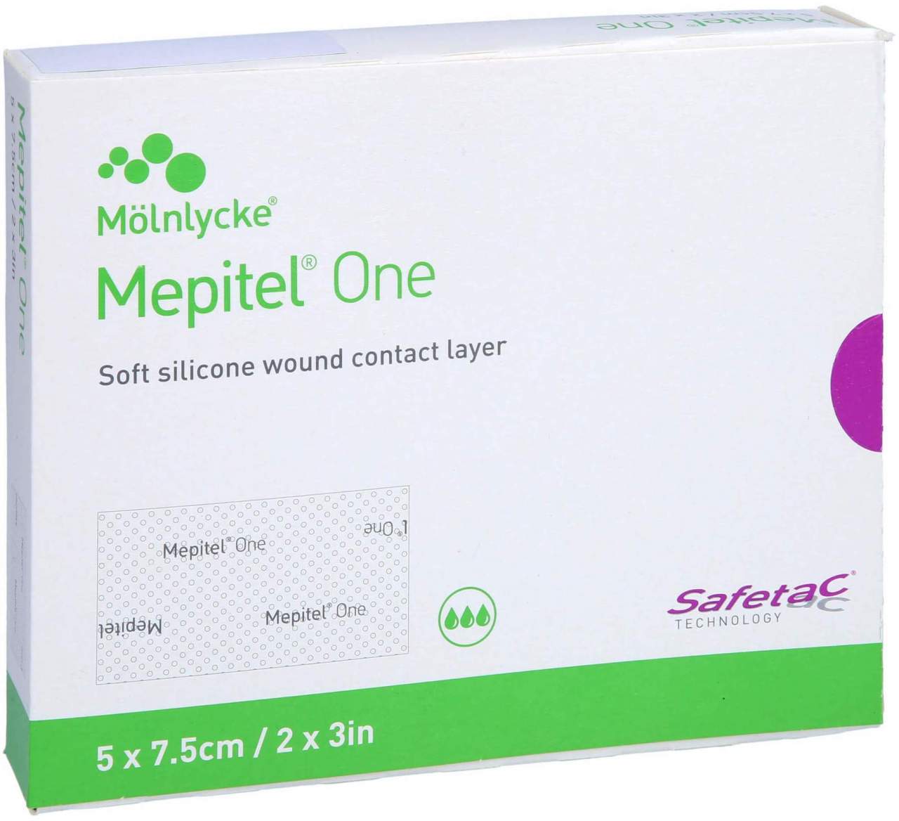 Mepitel One Silikon Netzverband 5x7,5 cm