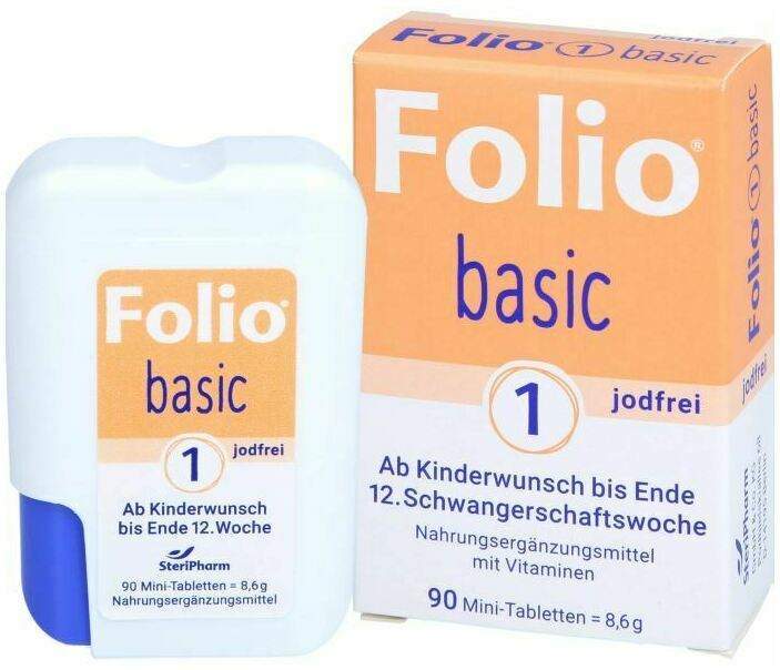 Folio 1 Basic Jodfrei 90 Filmtabletten