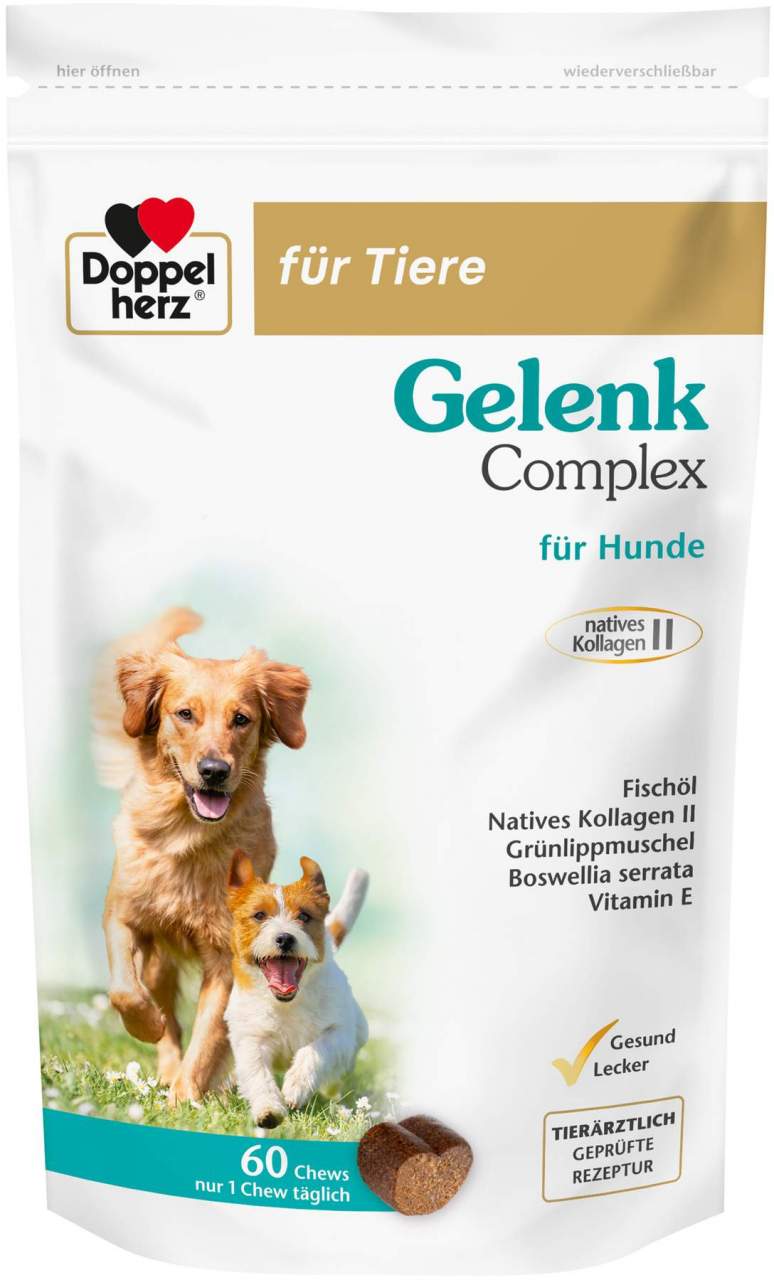 Doppelherz Gelenk Complex für Hunde 60 Chews