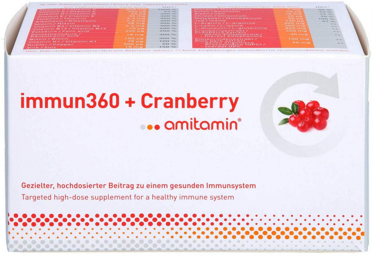 Amitamin Immun 360 + Cranberry 120 Kapseln