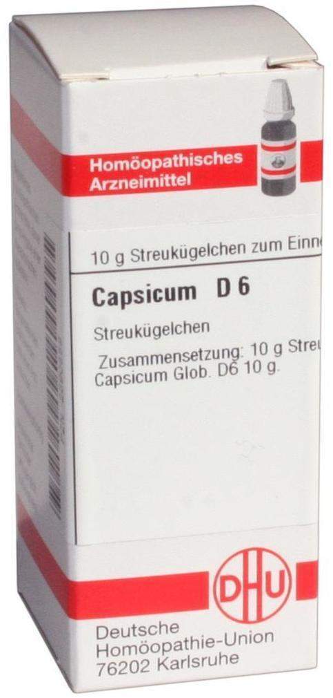 Dhu Capsicum D6 10 G Globuli