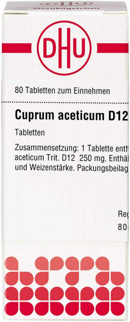 Dhu Cuprum Aceticum D12 80 Tabletten