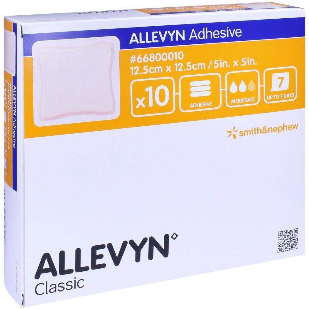 Allevyn Adhesive 12,5x12,5 cm Haftende Wundauflage