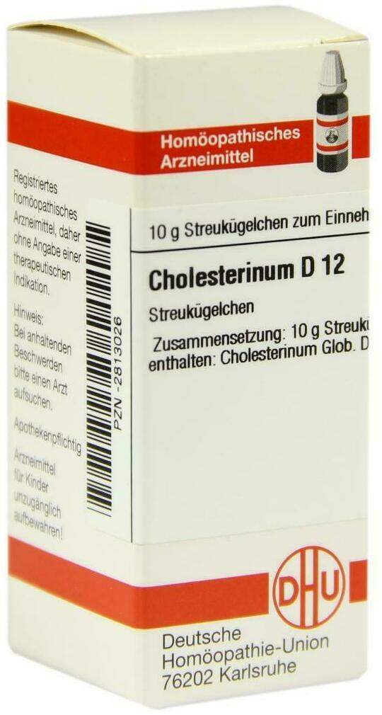 Dhu Cholesterinum D12 10 G Globuli
