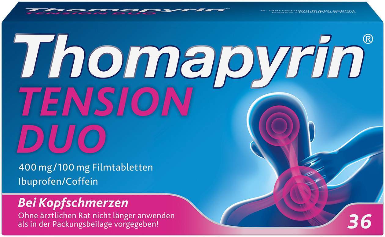 Thomapyrin Tension Duo 400 mg-100 mg 36 Filmtabletten