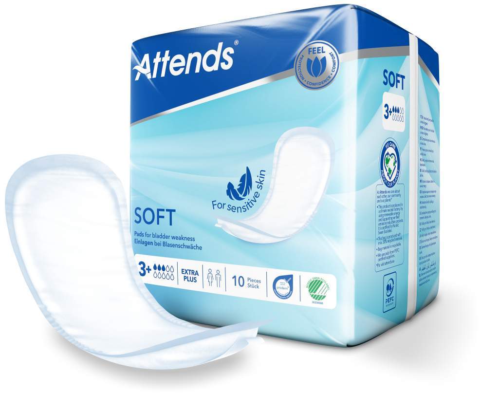 Attends soft 3+ Extra Plus Einlagen Urinschwäche