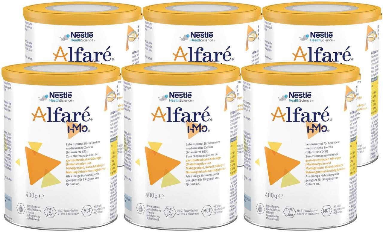 Alfare Spezialnahrung Pulver 6 X 400 G