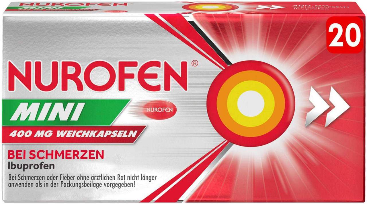 Nurofen Mini 400 mg 20 Weichkapseln