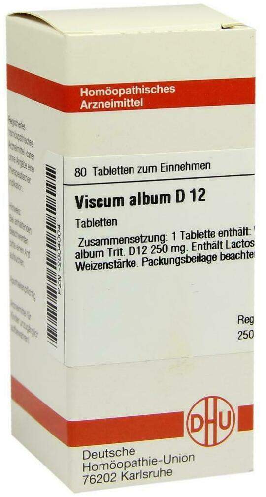Dhu Viscum Album D12 80 Tabletten