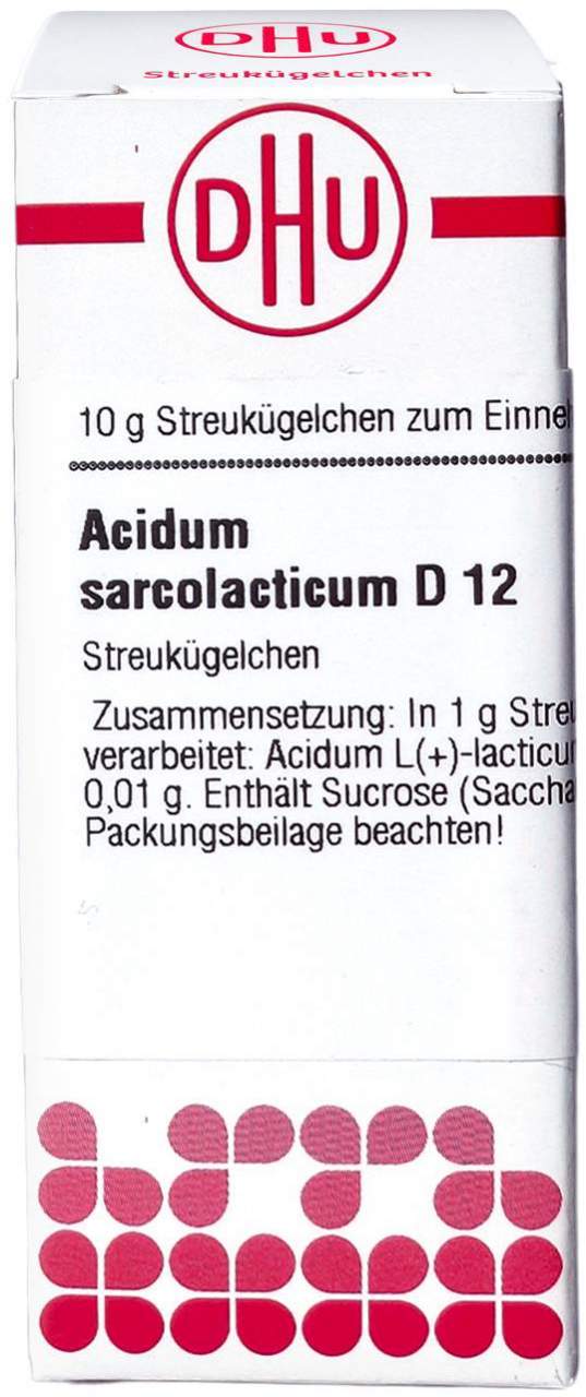 Dhu Acidum Sarcolacticum D12 Globuli 10 G