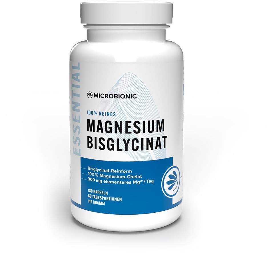 Magnesium Bisglycinat Microbionic 180 Kapseln