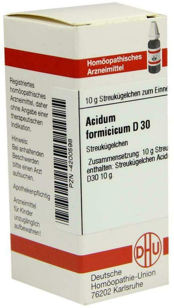 Dhu Acidum Formicicum D30 Globuli