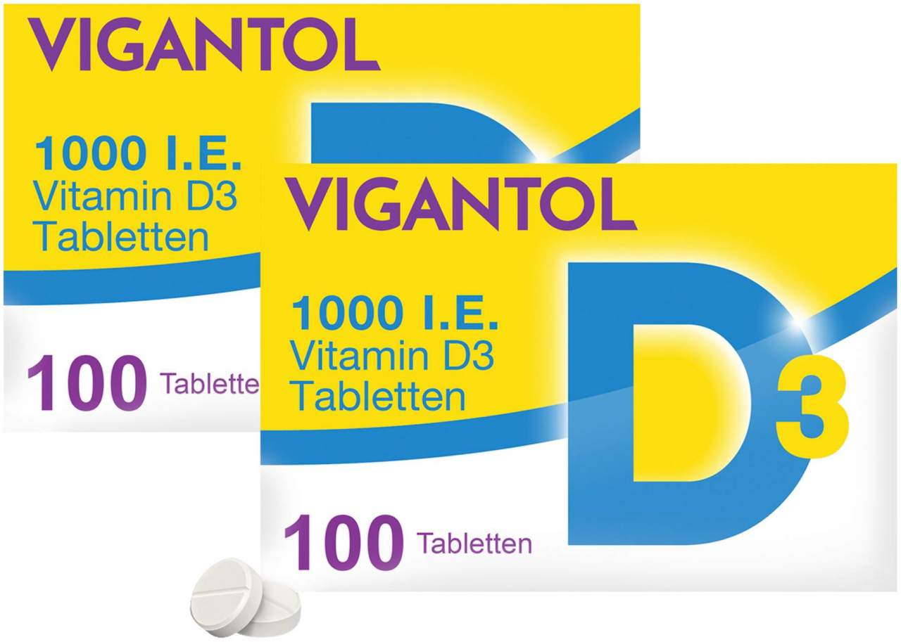 Vigantol 1.000 I.E. Vitamin D3 2 x 100 Tabletten
