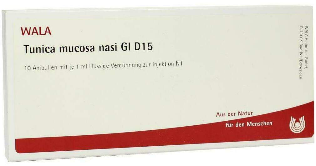 Wala Tunica Mucosa Nasi Gl D15 10 X 1 ml Ampullen