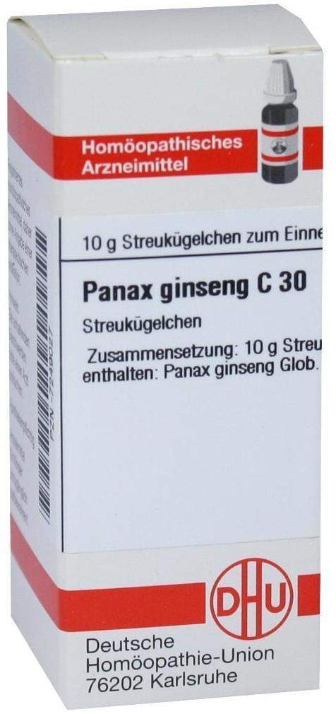 Dhu Panax Ginseng C30 Globuli