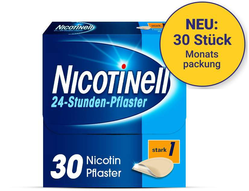 Nicotinell 21 mg je 24-Stunden-Pflaster 30 Stück