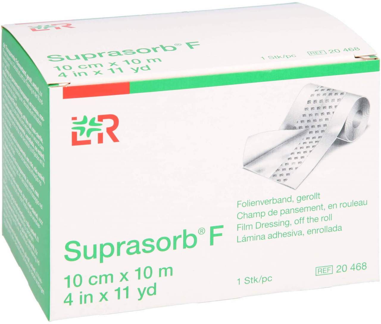 Suprasorb F Folien Wundverb.10 cm X 10 M Unst. Rolle 1 Stk
