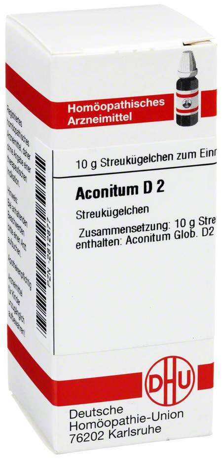 Dhu Aconitum D2 Globuli 10 G