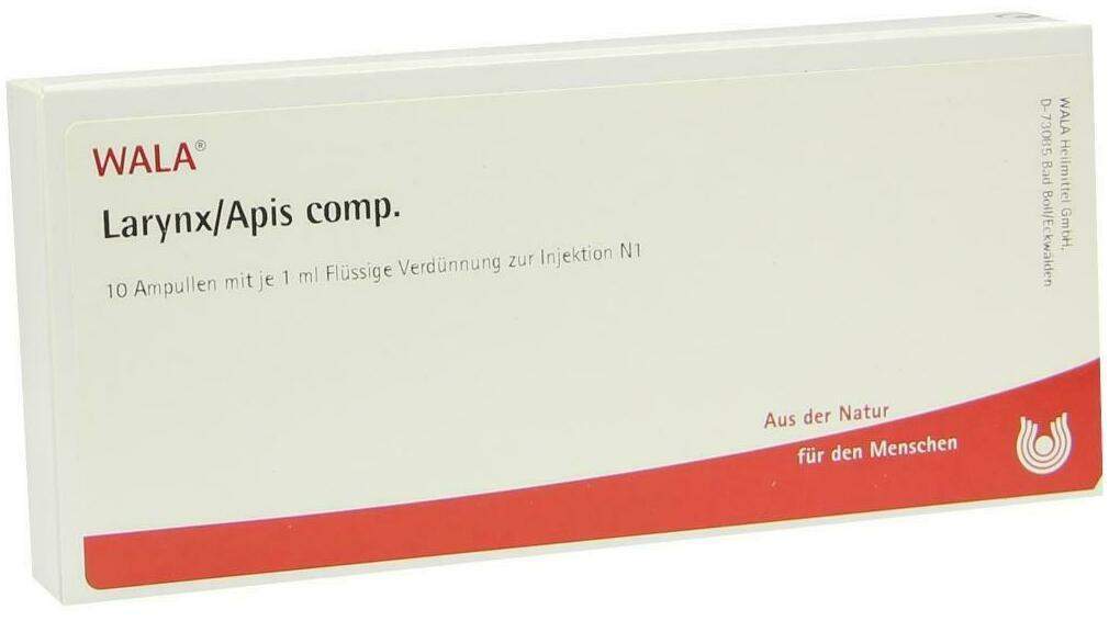 Wala Larynx Apis Comp. 10 X 1 ml Ampullen