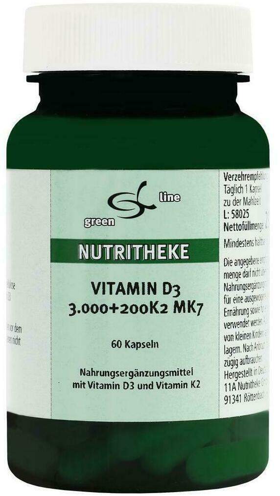 Vitamin D3 3.000+200 K2 Mk7 Kapseln