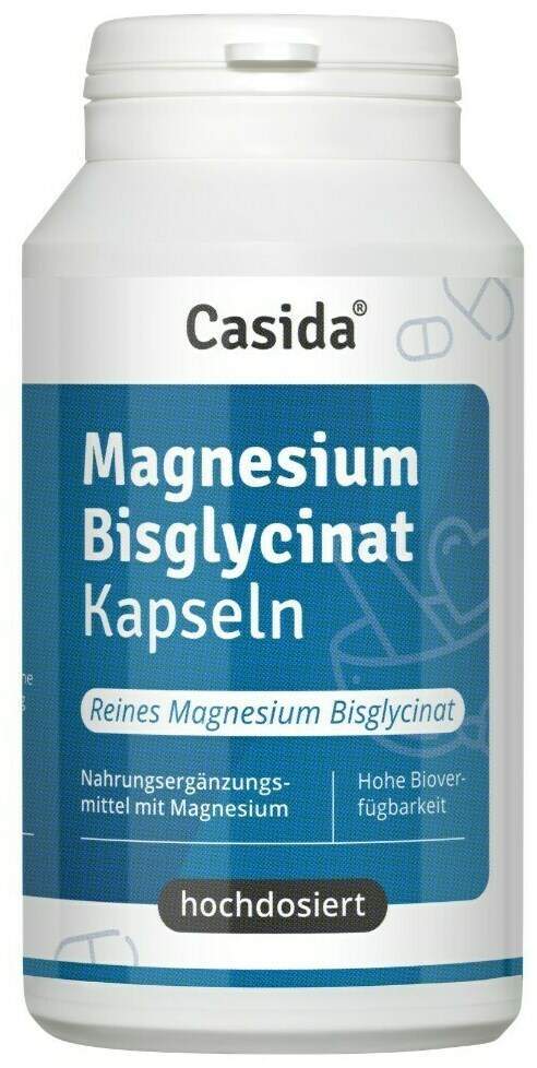 Casida Magnesium Bisglycinat 120 Kapseln hochdosiert