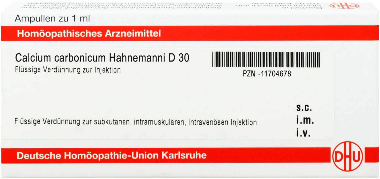 Dhu Calcium Carbonicum Hahnemanni D30 Ampullen