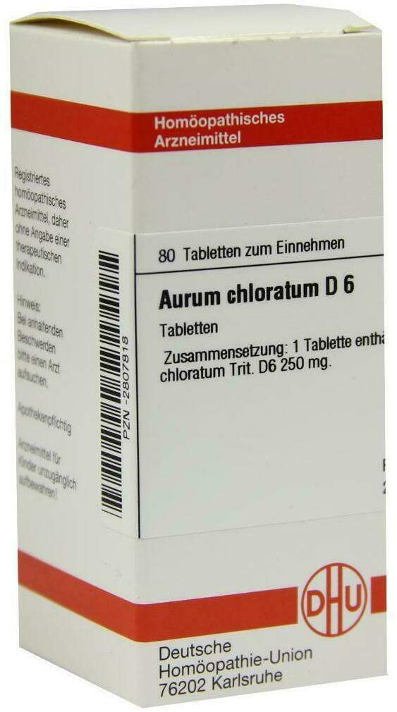 Dhu Aurum Chloratum D6 80 Tabletten