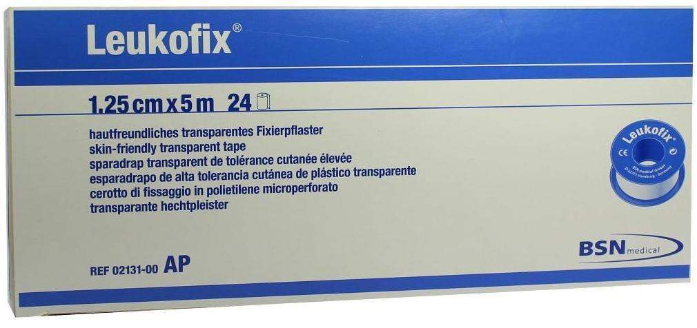 Leukofix 5mx1,25cm 2131 Verbandpflaster 24 Stück