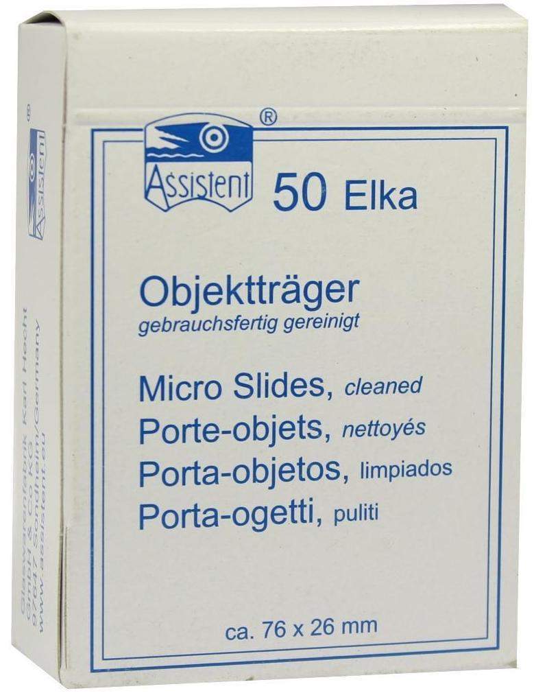 Objektträger 26x76 Geputzt