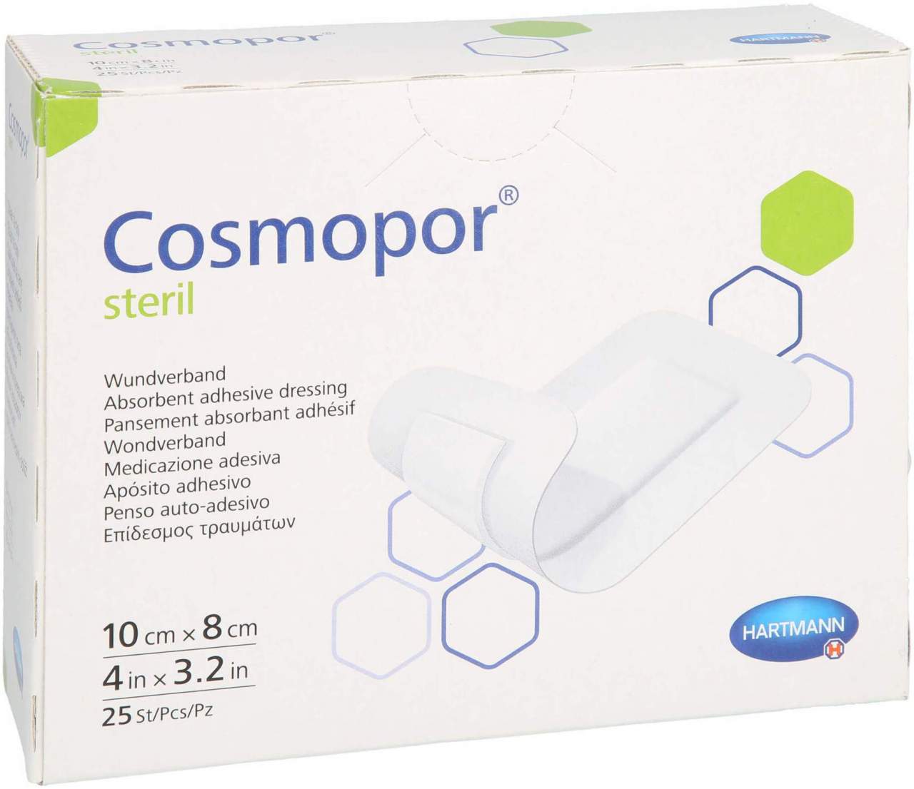 Cosmopor Steril Wundverband 8 X 10 cm 25 Stück