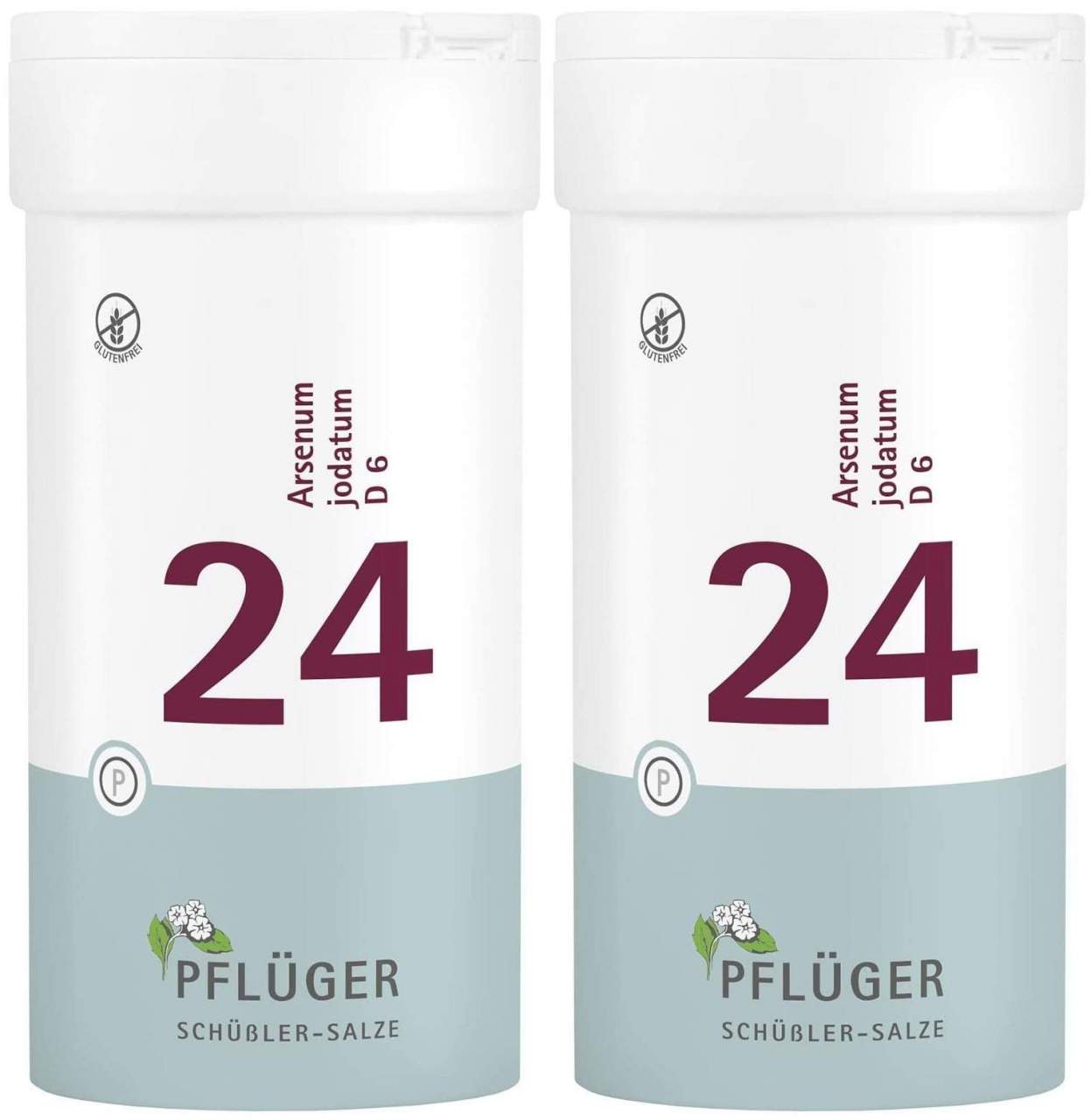 Biochemie Pflüger 24 Arsenum jodatum D6 2 x 400 Tabletten