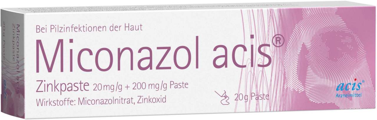 Miconazol Acis Zinkpaste 20 G