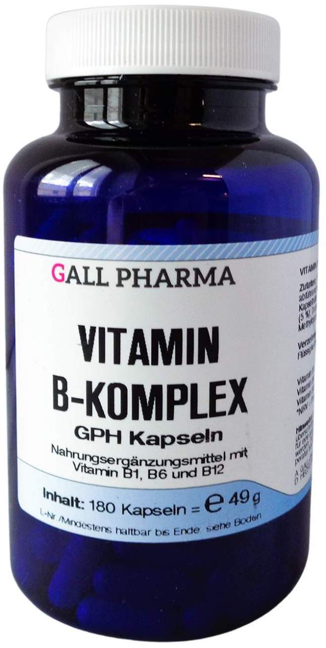 Vitamin B Komplex Gph Kapseln 180 Stück
