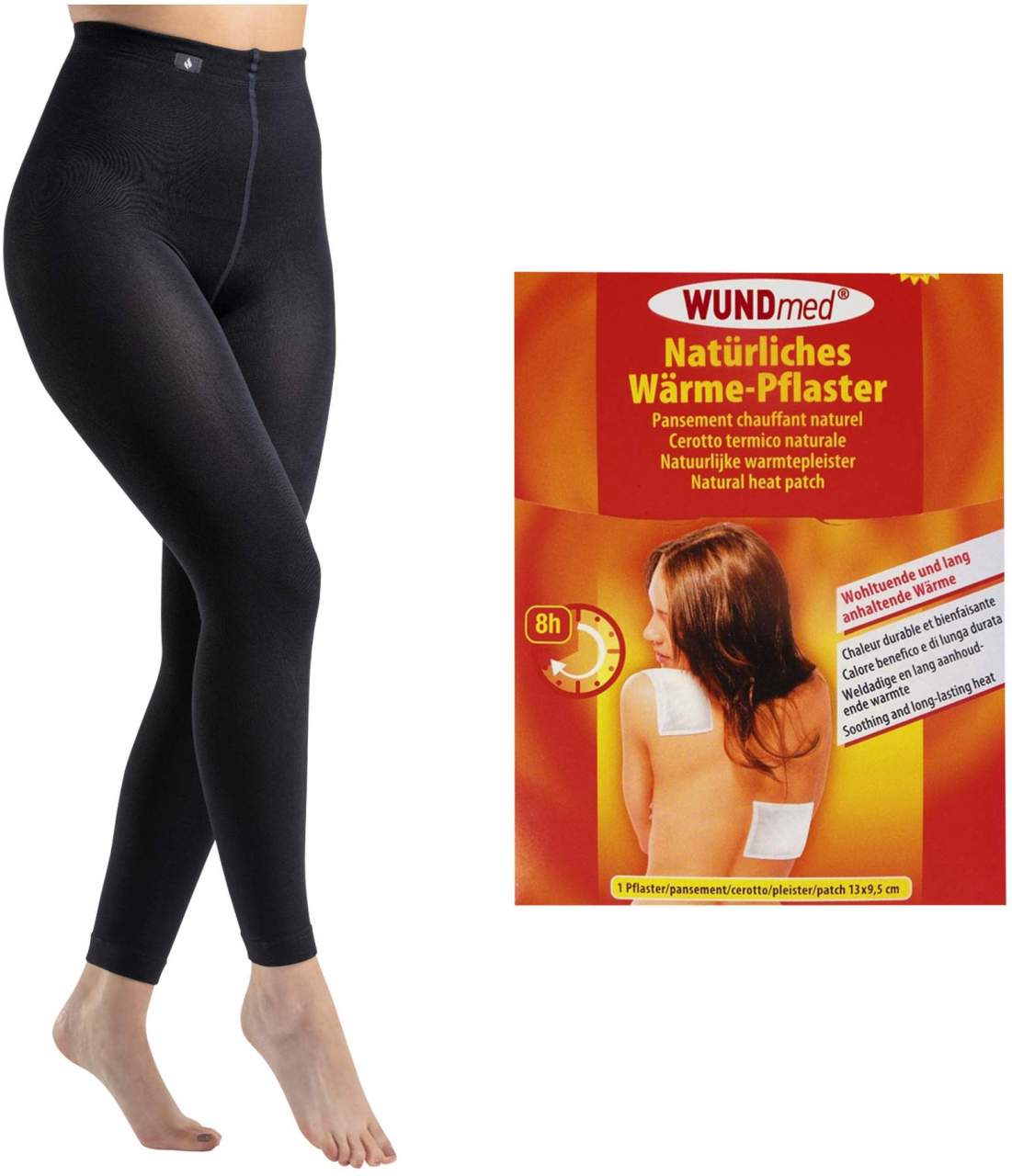 HeatHolders Thermo Leggings Gr.XL, 1 Stück + Gratis Wärmepflaster