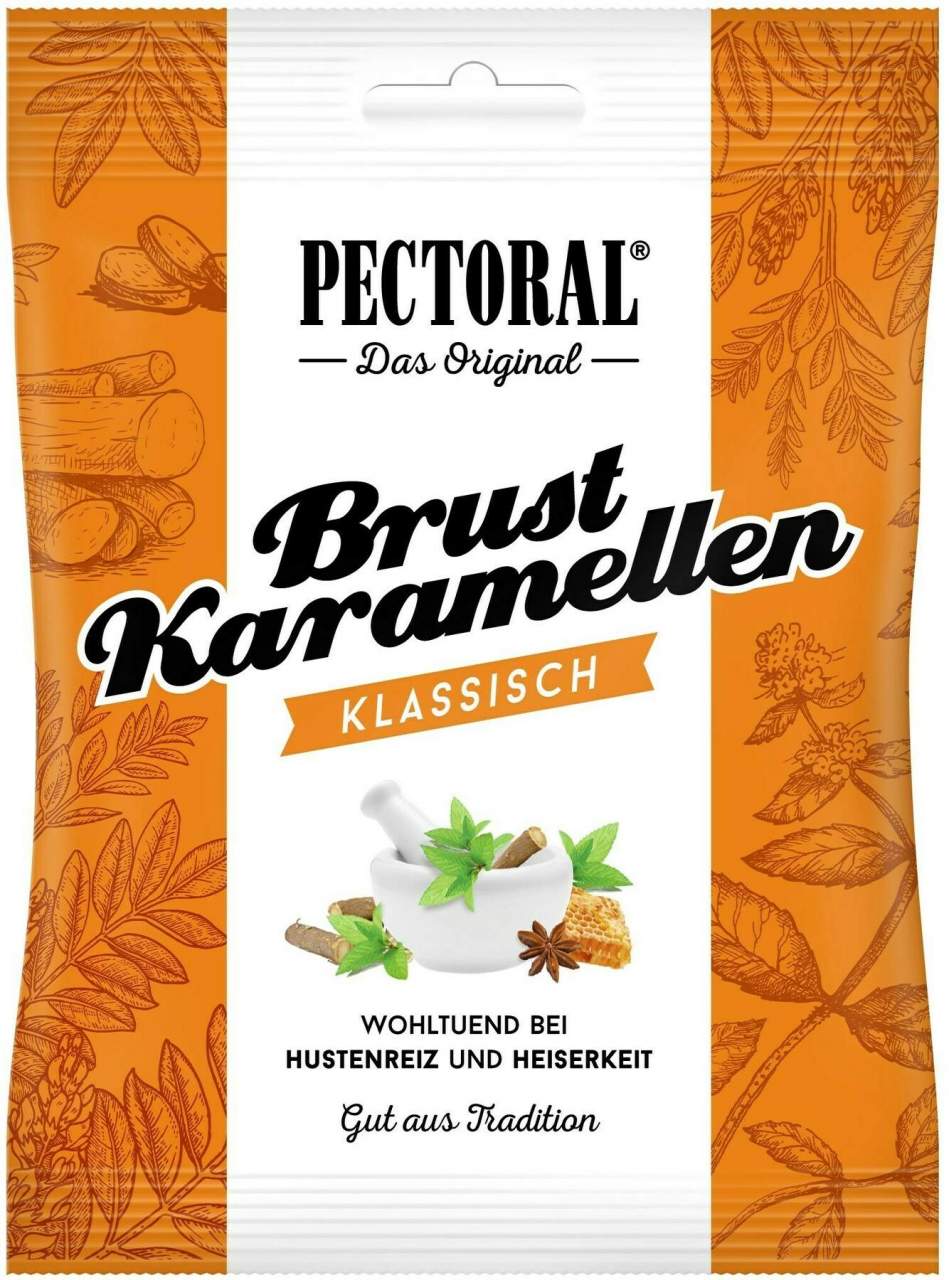 Pectoral Brustkaramellen Beutel 75 G Bonbons