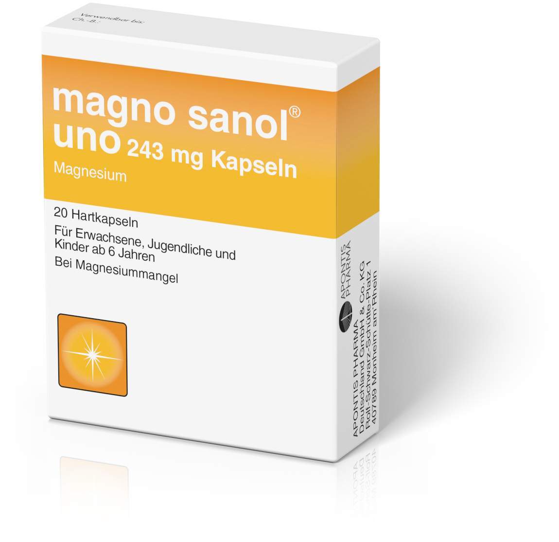 Magno Sanol Uno 243 mg 20 Kapseln