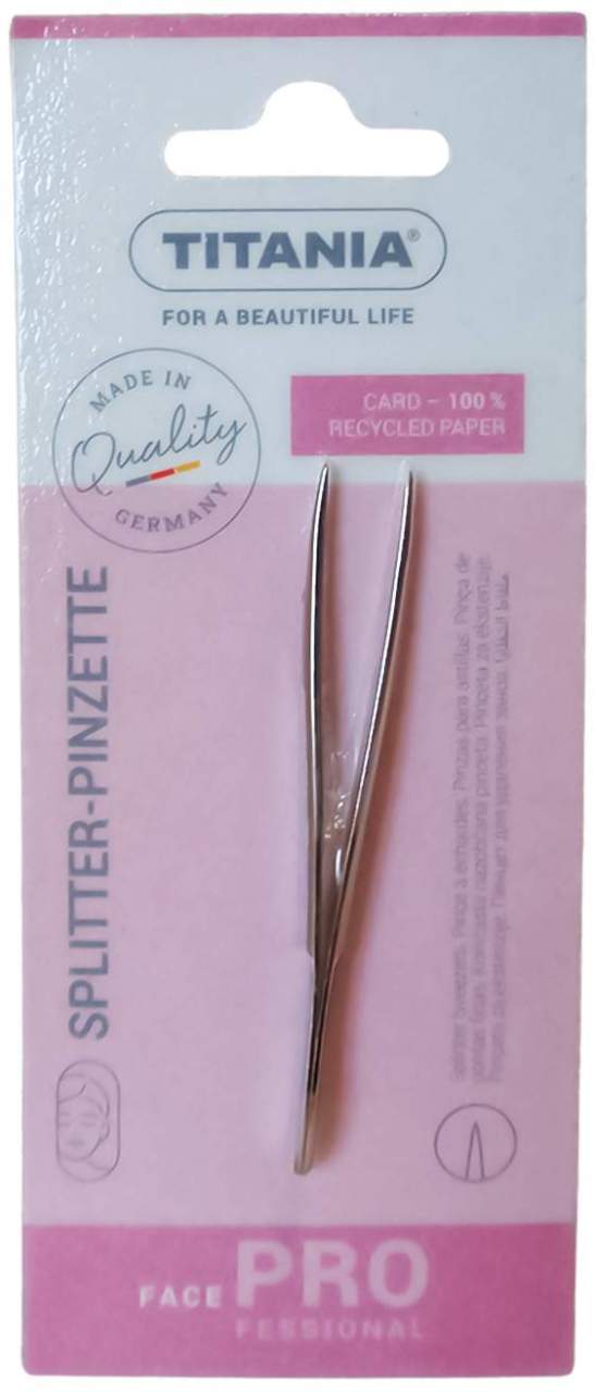 Splitterpinzette Spitz Titania - Pinzette