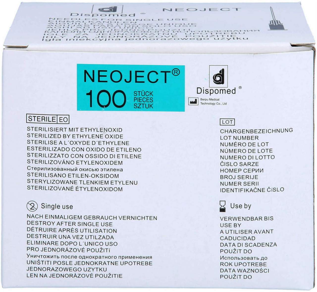 Kanülen Einmal Neoject Gr.1 0,9 X 40 mm 100 Stück