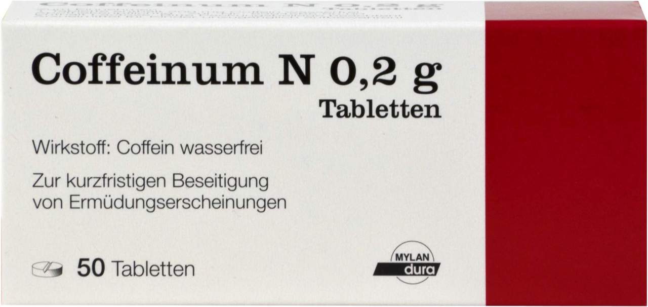 Coffeinum N 0,2 g 50 Tabletten