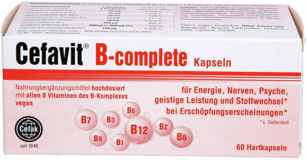 Cefavit B-Complete Hartkapseln 60 Stück