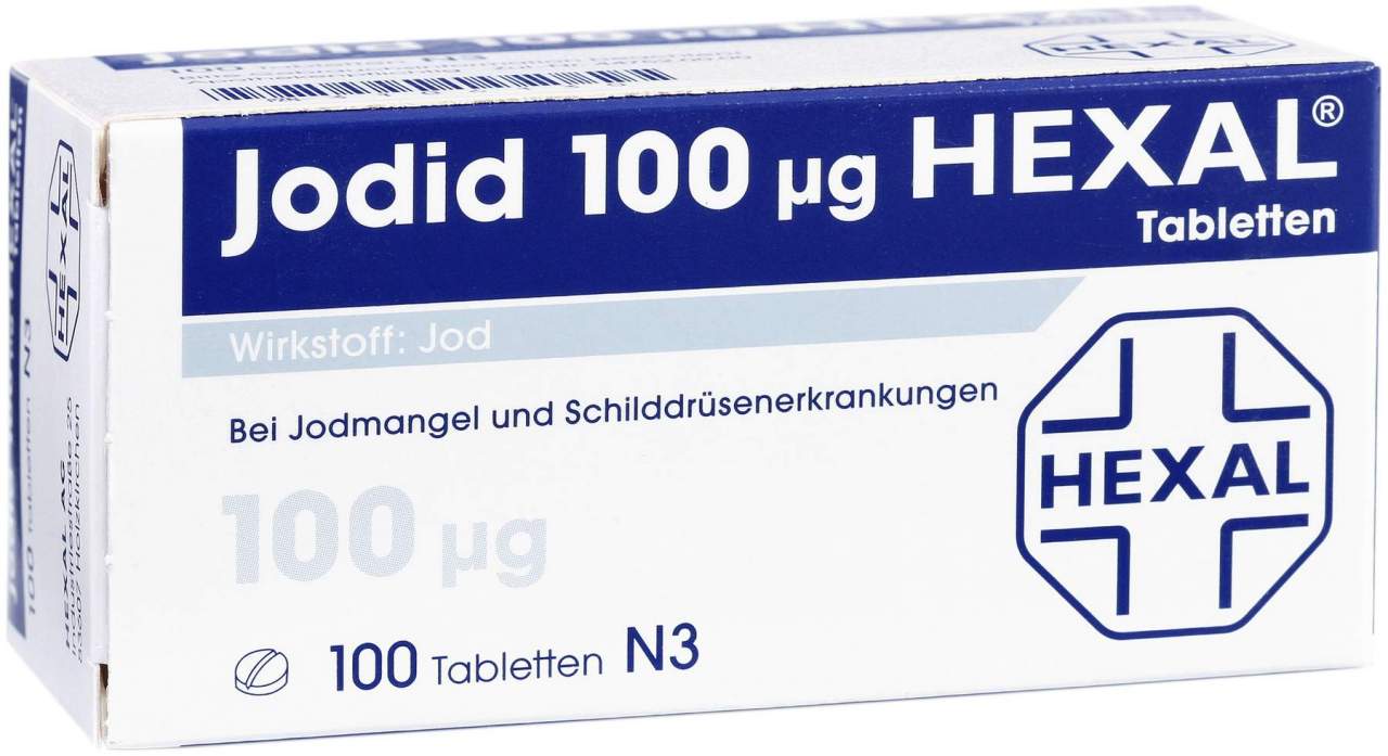 Jodid 100 µg Hexal 100 Tabletten