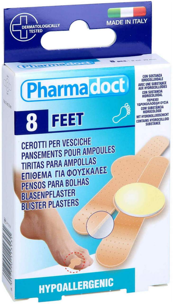 Blasenpflaster Mit Hydrokolloidschicht 8 Stück