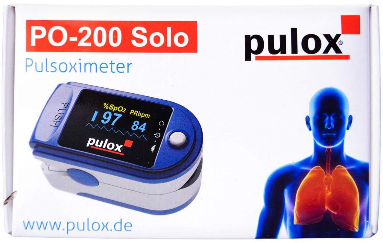 Pulox Po-200 Solo Pulsoximeter Blau