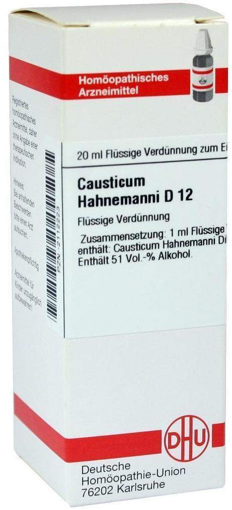 Dhu Causticum Hahnemanni D12 20 ml Dilution