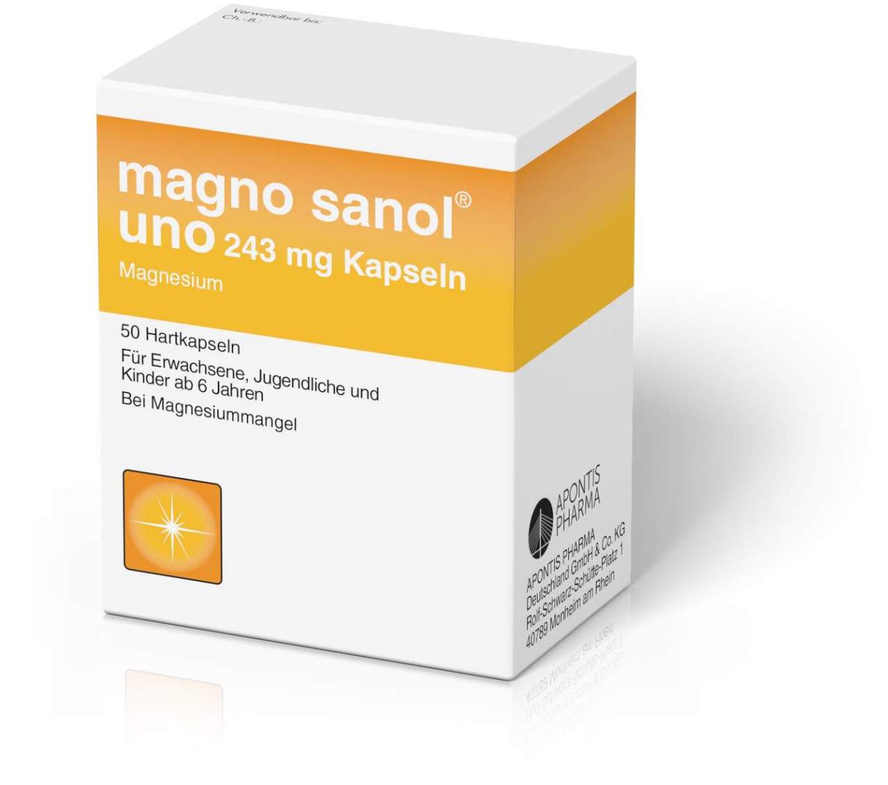 Magno Sanol Uno 243 mg 50 Kapseln