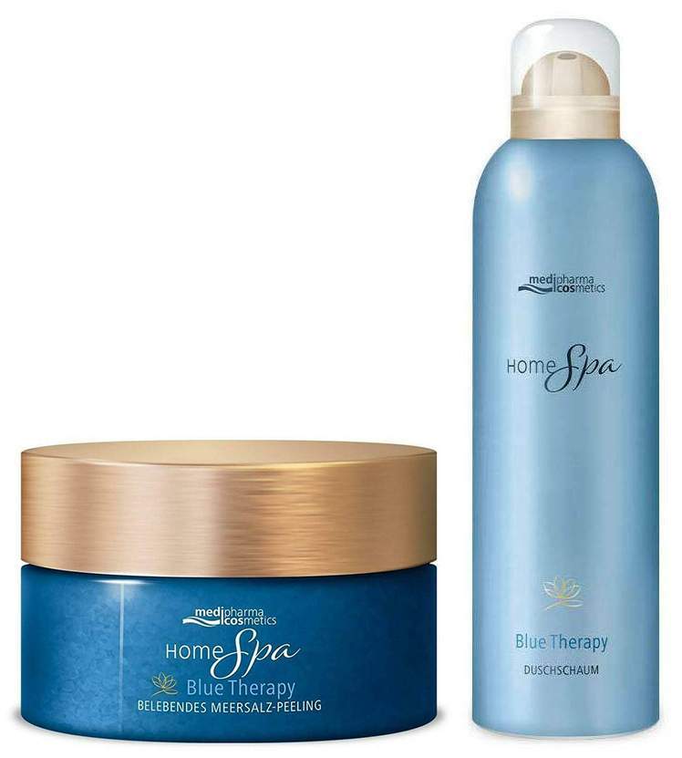 medipharma cosmetics Home Spa Blue Therapy Meersalz - Peeling 250 g + Duschschaum 200 ml