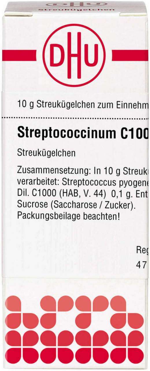 Dhu Streptococcinum C1000 Globuli 10 G