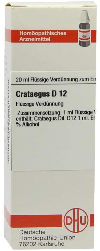 Dhu Crataegus D12 20 ml Dilution