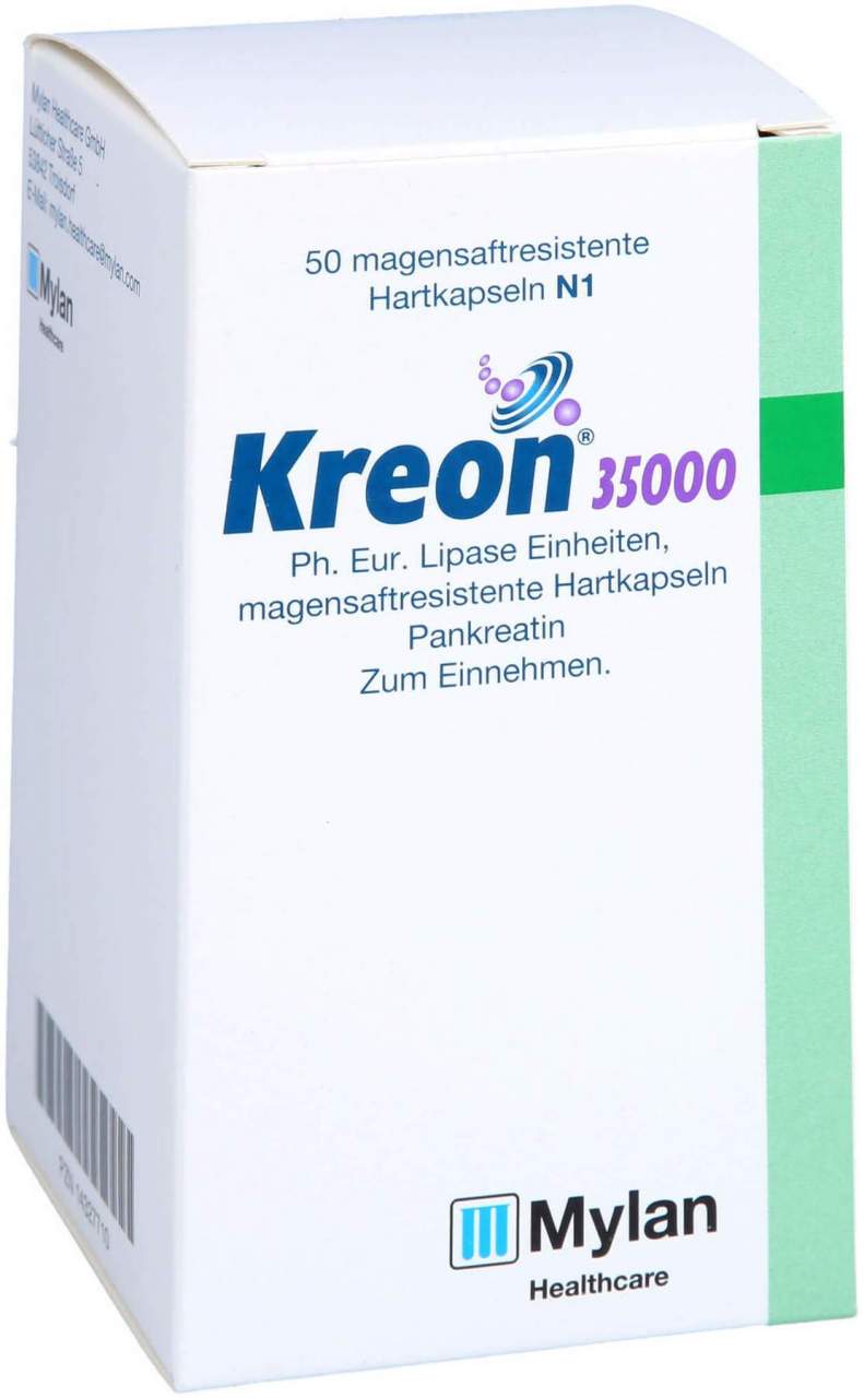 Kreon 35.000 Ph.Eur.Lipase Einheiten Msr.Hartkaps.
