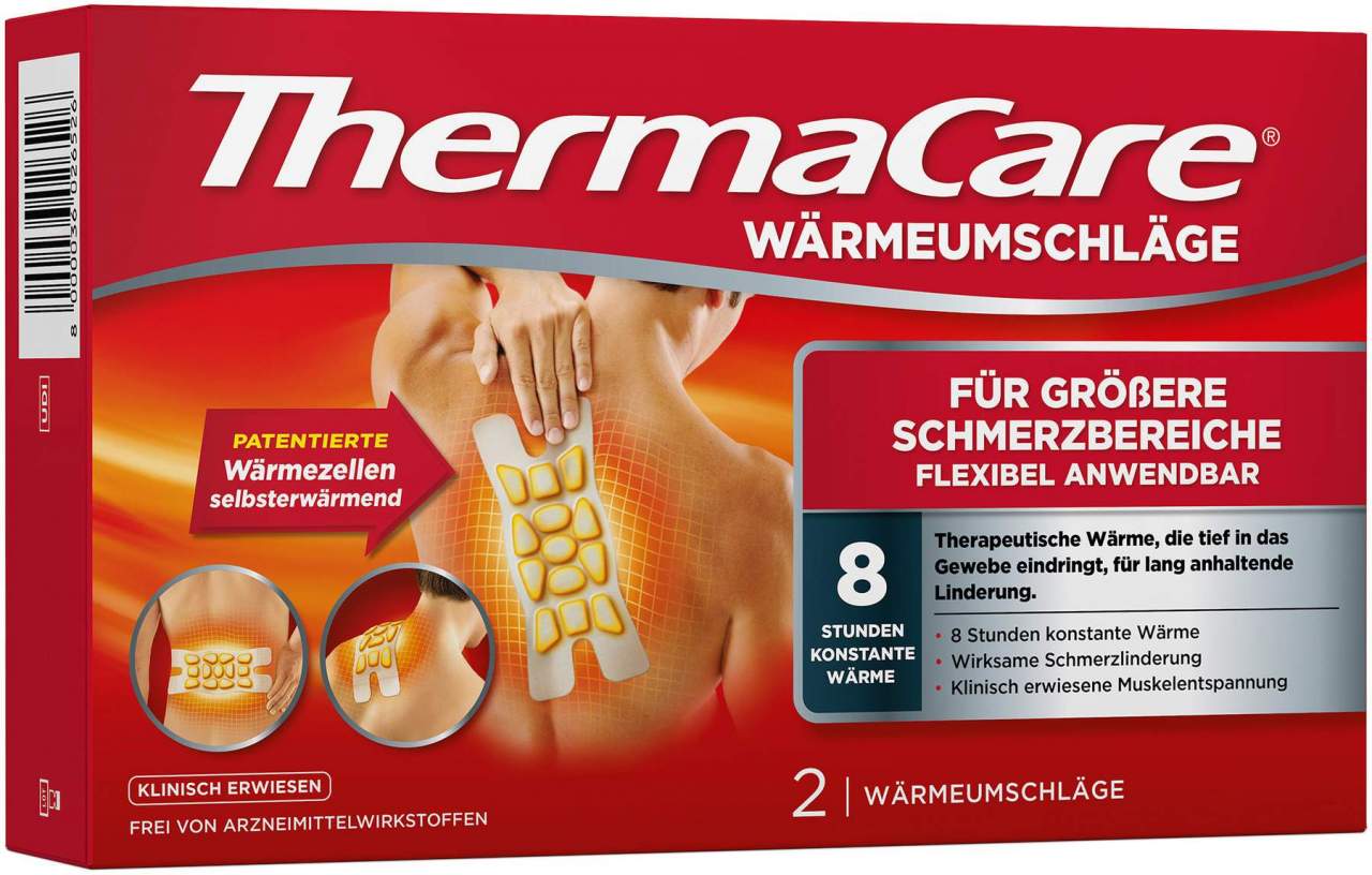 Thermacare für größere Schmerzbereiche 2 Stück